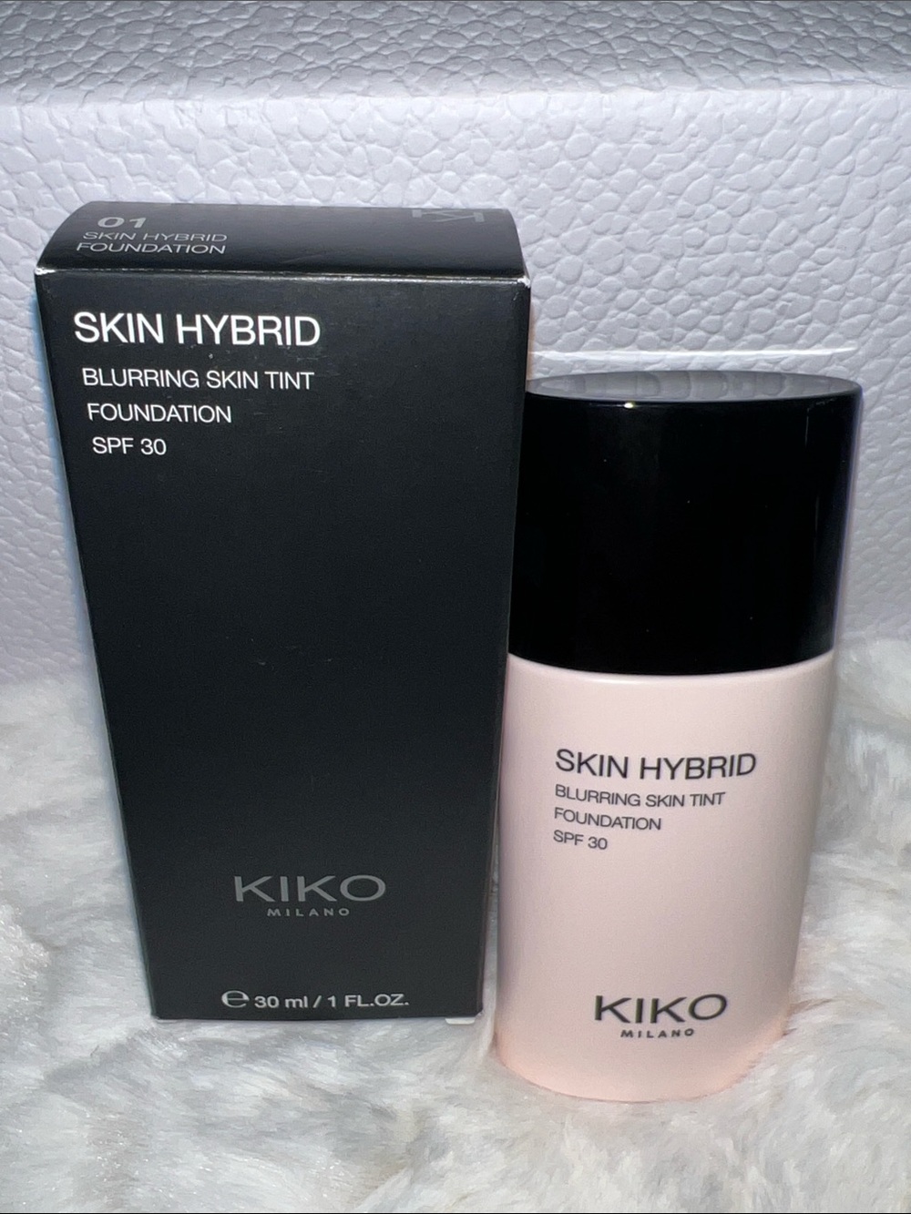 Kiko Milano Skin Hybrid Blurring Skin Tint Foundation - 01 Porcelain